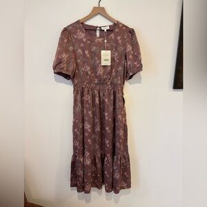 Bohme Floral Purple Mauve Dress